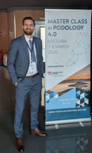 Ορθοπεδικός χειρουργός Ιωάννης Γιαννακόπουλος ως ομιλητής στο Master Class in Podology 4.0 στην Καστοριά για την ελάχιστα επεμβατική χειρουργική ποδοκνημικής και άκρου ποδός